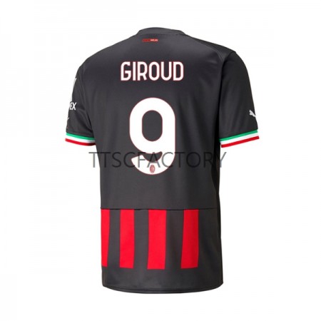 Billiga Fotbollströjor AC Milan Olivier Giroud 9 Hemma tröja 2022/23 Kortärmad